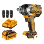 Llave de Impacto Ingco 850nm Inalámbrica Naranja 50hz/60hz