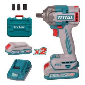 Llave de Impacto Inalámbrica Total 1/2″ 400Nm Turquesa
