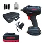 Llave Impacto Inalámbrica Brushless 1/2 3/8 Negro
