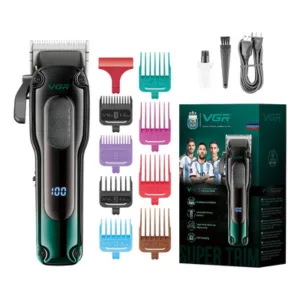 Cortadora de Pelo Vgr V-013 Recargable Verde