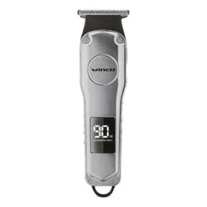Máquina Cortar Pelo Barba Winco W821 Inalámbrica Digital Plateada