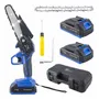 Mini Motosierra Eléctrica Gadnic Mano 2 Baterías Azul