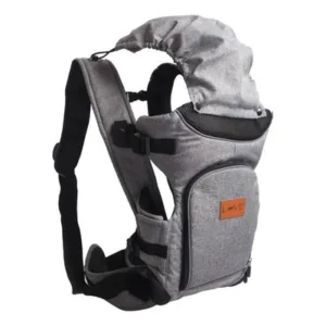 Mochila Portabebé Love 4012 Ergonómica 0-15kg Gris
