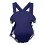 Mochila Portabebés Baby Backpack Ergonómica Ajustable Azul Marino