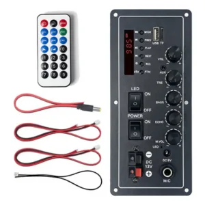 Módulo Amplificador Bluetooth Móvil USB Micrófono Parlautantes
