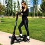 Monopatín Eléctrico Rango X8 Plegable 45km Bluetooth Negro