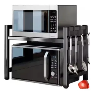 Organizador Cocina Hierro Extensible Rack Microondas