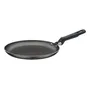 Panquequera Antiadherente Tramontina 22 cm Color Negro