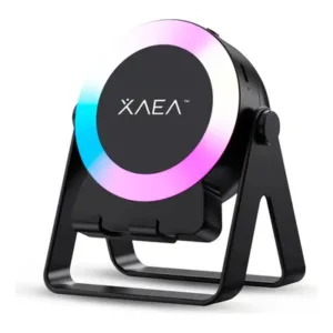 Parlante Bluetooth Amplificador Dual RGB Batería Recargable Negro