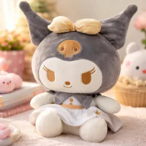 Peluche Kuromi Sanrio Kawaii Grande 40 cm