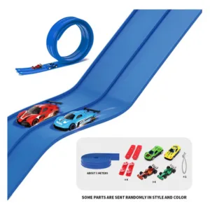 Pista de Autos 5m Rulo y Rampa Niños Versión Estándar