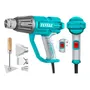 Pistola de Calor Fervi 2000W 550°C 2 Temperaturas con Boquillas