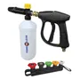 Pistola Hidrolavadora Acople Rápido Foam 5 Picos Negro