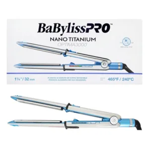 Plancha de Pelo Babyliss Alisado Óptimo 3000 Plateada