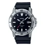 Reloj Casio MTP-VD01-1E Malla Negra Bisel Plateado
