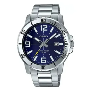 Reloj Casio MTP-VD01D-2B Hombre Acero Correa Plateada