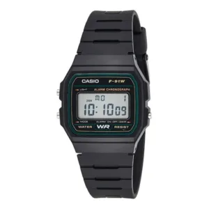 Reloj Digital Casio F91W Negro con Correa de Resina