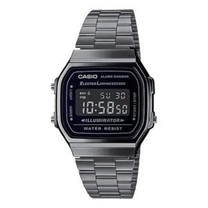 Reloj Digital Casio A-168WGG-1B Acero Inoxidable Plateado