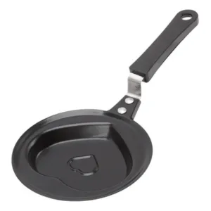 Sartén Mini Antiadherente Corazón Negro para Omelette
