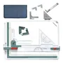 Set Dibujo Técnico Profesional Metal Compás y Reglas
