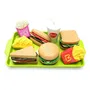 Set Juguete Comida Rápida Infantil Plástico Bandeja 1