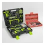 Set de Herramientas 150 Pz KTO con Llave Tubo Crique 46 Negro