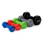 Set Mancuernas PVC 1-5kg Randers 5 Unidades Color Negro