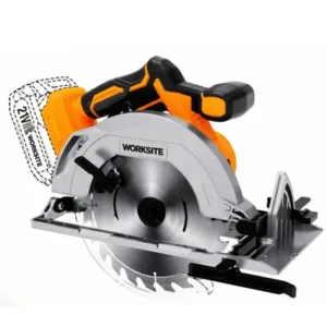 Sierra Circular Inalambrica Worksite 21V Brushless Naranja
