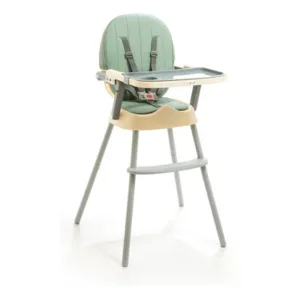 Silla Comer 3 En 1 Booster 665 Love Verde Tapizada
