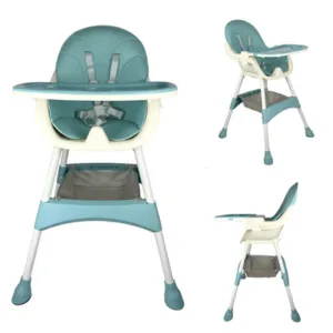 Silla de Comer Bebe Dakota FM01 Portátil Alta Mesa Ajustable