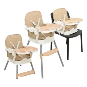 Silla de Comer Bebe Avanti 3 en 1 Beige Alta Baja Booster