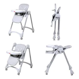 Silla de Comer Motek Festa Plegable Reclinable Gris