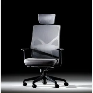 Silla de Escritorio Rolic Cool Gamer Ergonómica Mesh Gris/Negro
