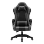 Silla Gamer Ergonómica Reclinable Genérica Negro Cuero Sintético