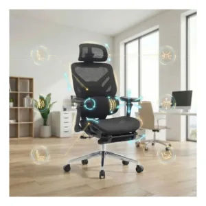 Silla Ergonomica Dyvan T02 Reclinable Malla Negra