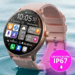 Smartwatch JD Tokio T70 Rosa Llamadas Bluetooth IP67