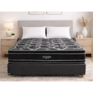 Sommier Viggo Esmeralda 140×190 cm Alta Densidad Negro