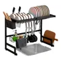 Rack Organizador de Cocina Soul 2 Plantas 65cm Negro