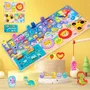 Tablero Sensorial Didáctico Montessori Encastre Madera Azul
