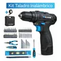 Taladro Atornillador Batería 12V Klugan Kit Herramientas