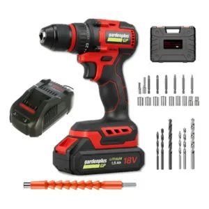 Taladro Atornillador Brushless Lusqtoff 18V Batería Roja 50