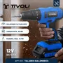Taladro Inalámbrico Tivoli 12v Azul 50/60Hz