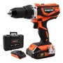 Taladro Percutor Dowen Pagio 13mm Batería Maletín Naranja/Negro