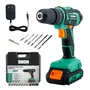 Taladro Percutor Gadnic 20v Potente Verde Oscuro