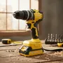Taladro Percutor Brushless Fiwaki 10mm Inalámbrico Amarillo