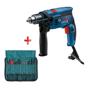 Taladro Percutor Bosch GSB 13 RE 750W con Accesorios