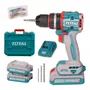 Taladro Percutor Inalámbrico Total Brushless 66mm Turquesa