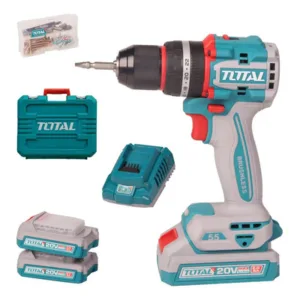 Taladro Percutor Total 20V Compacto 55Nm Sin Carbones
