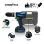 Taladro Percutor Inalámbrico Goodyear 21V 13mm con Maletín