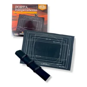 Tapete Porta Rompecabezas Faydi 120x80cm Tela Sintética